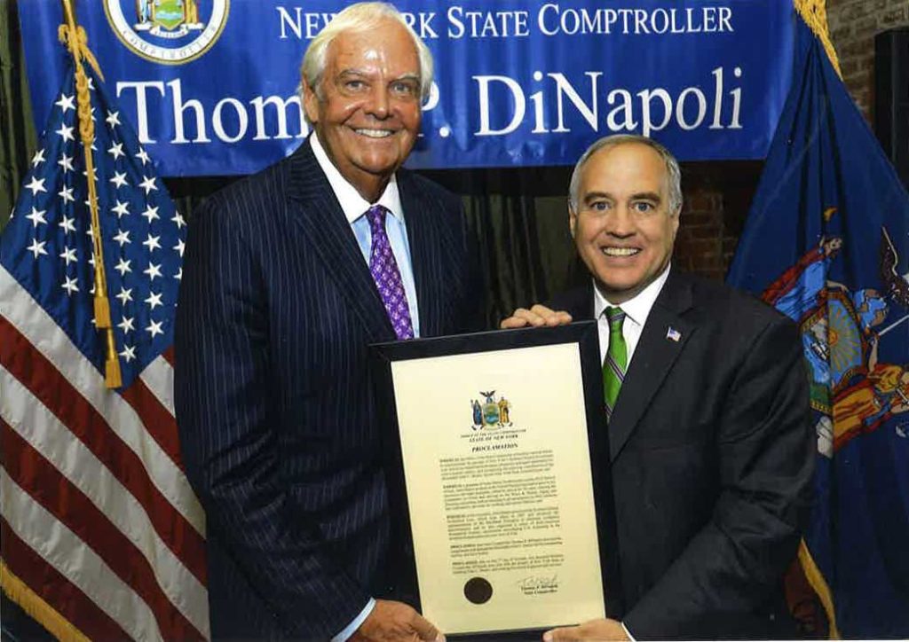John Dearie and State Comptroller DiNapoli