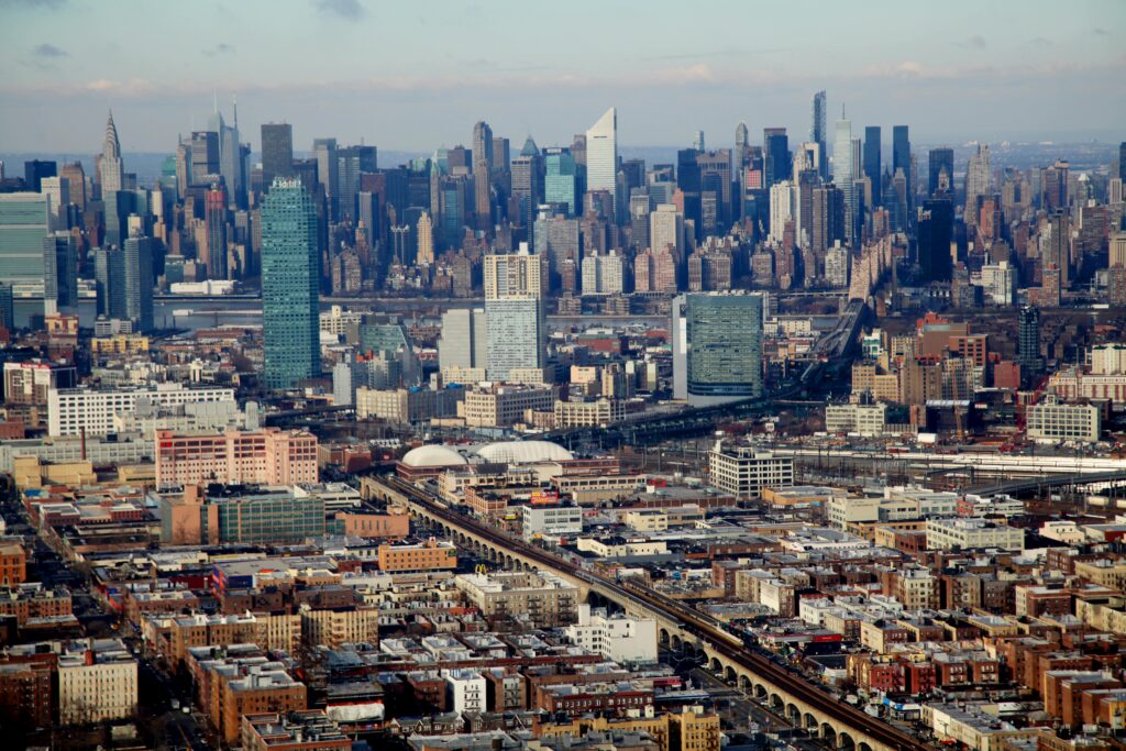 Queensbridge Houses NYCHA buildings in Long Island City Queens