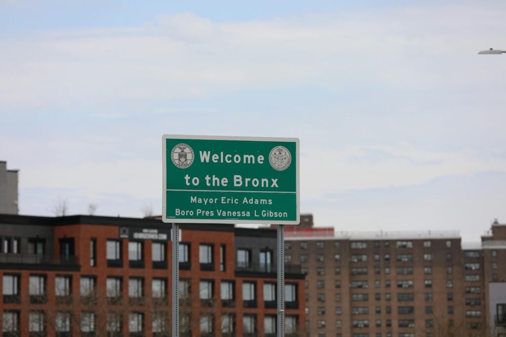 The Bronx contains a large population of NYCHA residents.